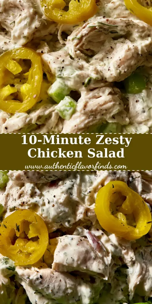 A vibrant Pepperoncini Chicken Salad served in crisp butter lettuce wraps with glistening yellow pepperoncini rings and fresh parsley garnish.