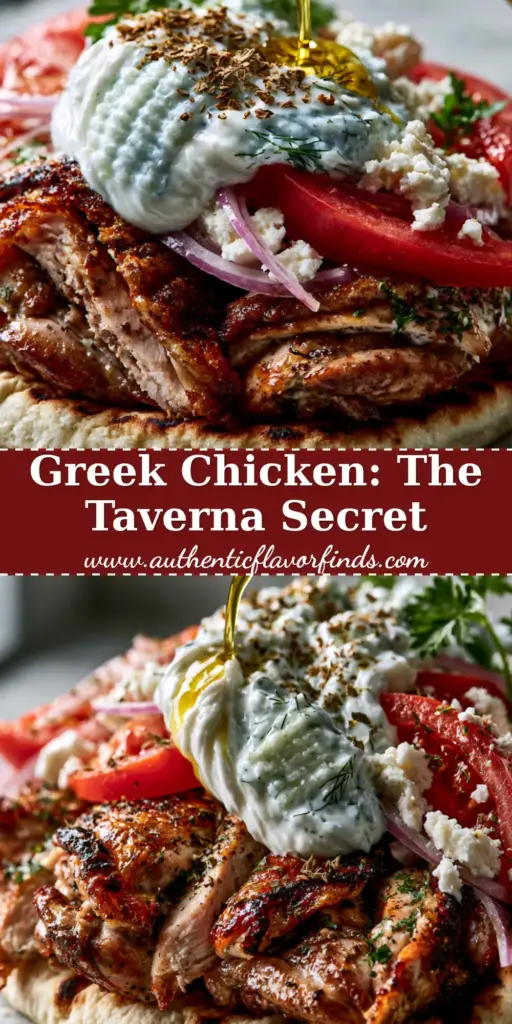 A handheld smartphone photo of an authentic Greek chicken gyro drizzled with golden herb-infused olive oil, featuring crispy chicken and feta. (Greek food dishes)