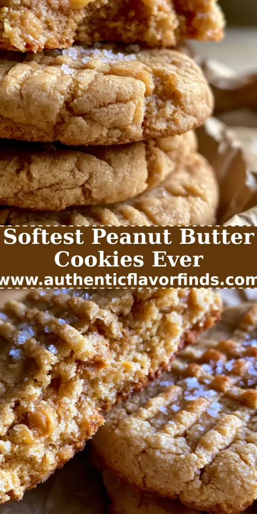 A tall stack of thick, bakery-style Peanut Butter Pudding Cookies on parchment paper with flaky sea salt on top.